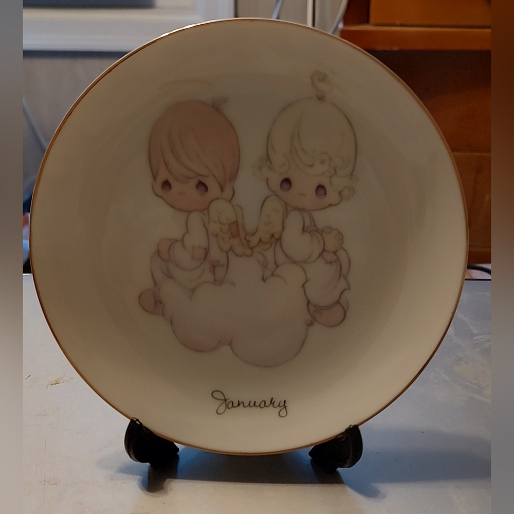 January Decorative Plate